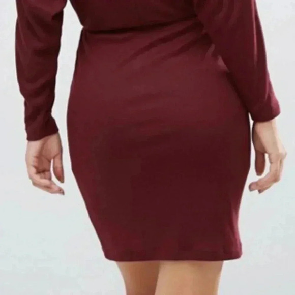 [ASOS] Mini Dress with Batwing Detail in Rib - Picture 4 of 8